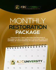 1-Month Credit Restoration, Rebuild & Restore