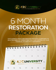 6-Month Credit Restoration, Rebuild & Restore