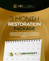 3-Month Credit Restoration, Rebuild & Restore