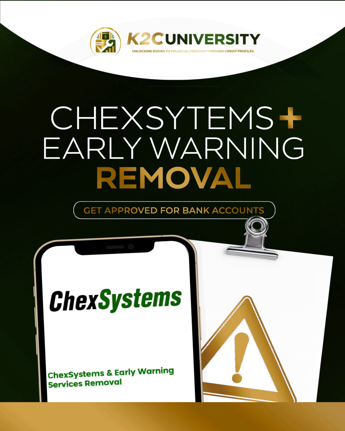 ChexSystems + Early Warning Services (EWS) Removal BUNDLE